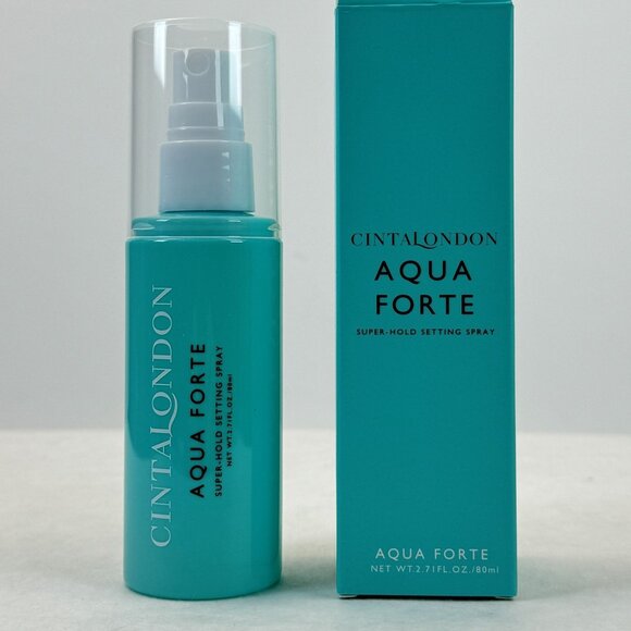 CintaLondon Aqua Forte Super-Hold Setting Spray 80ml Vegan Makeup Finishing Mist - Picture 1 of 6